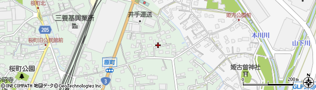 佐賀県鳥栖市原町973周辺の地図
