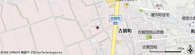 佐賀県鳥栖市古賀町599周辺の地図