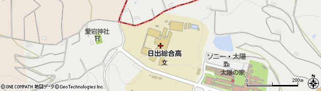 大分県立日出総合高等学校周辺の地図
