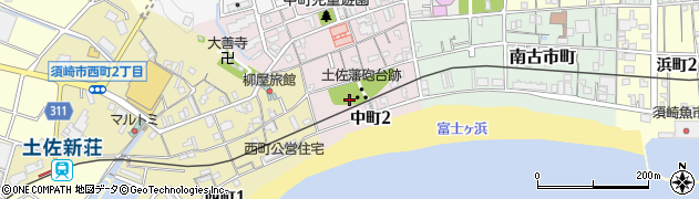 土佐藩砲台の跡周辺の地図