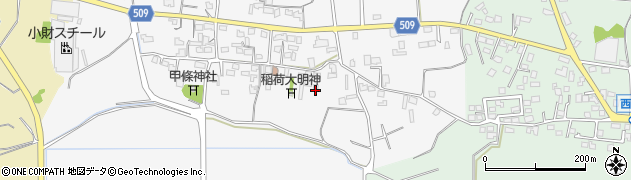 福岡県三井郡大刀洗町甲条1029周辺の地図