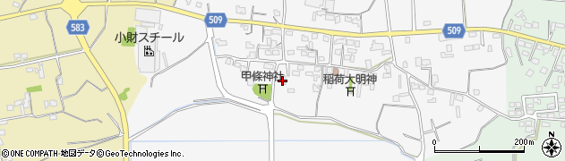福岡県三井郡大刀洗町甲条972周辺の地図