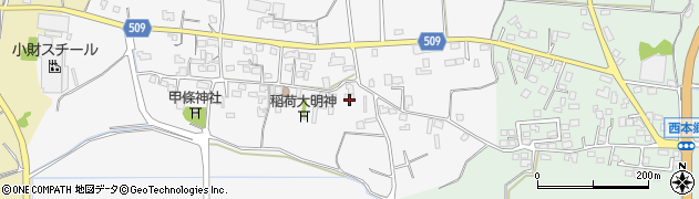 福岡県三井郡大刀洗町甲条1044周辺の地図