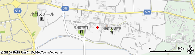 福岡県三井郡大刀洗町甲条993周辺の地図