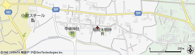 福岡県三井郡大刀洗町甲条1017周辺の地図