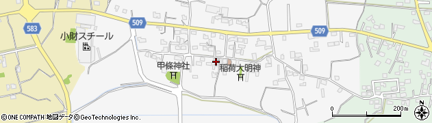 福岡県三井郡大刀洗町甲条1003周辺の地図