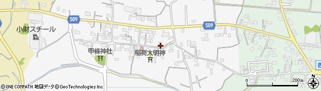 福岡県三井郡大刀洗町甲条1036周辺の地図
