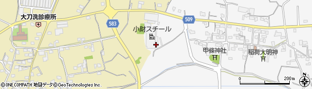 福岡県三井郡大刀洗町甲条922周辺の地図