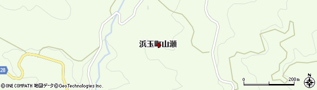 佐賀県唐津市浜玉町山瀬周辺の地図