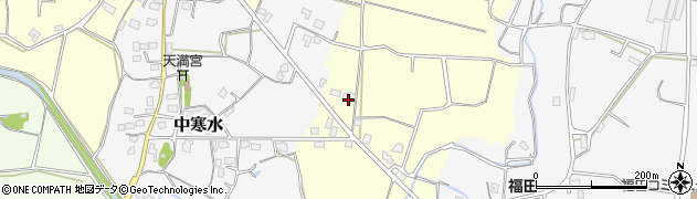 福岡県朝倉市平塚1557周辺の地図