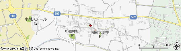 福岡県三井郡大刀洗町甲条1005周辺の地図