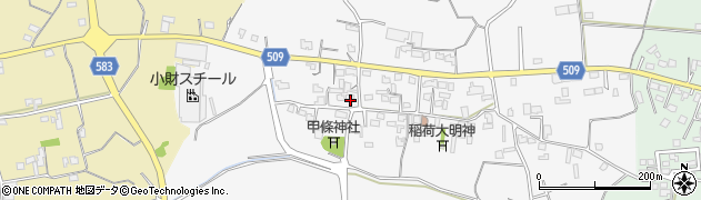 福岡県三井郡大刀洗町甲条957周辺の地図
