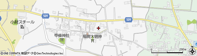 福岡県三井郡大刀洗町甲条1037周辺の地図