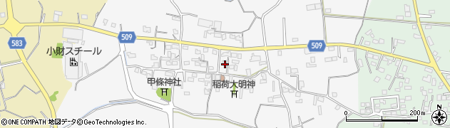福岡県三井郡大刀洗町甲条1016周辺の地図