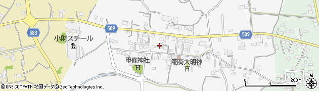 福岡県三井郡大刀洗町甲条988周辺の地図