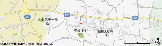 福岡県三井郡大刀洗町甲条950周辺の地図
