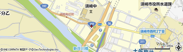 高知県須崎市下分甲周辺の地図