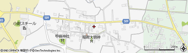 福岡県三井郡大刀洗町甲条1009周辺の地図
