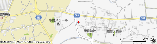福岡県三井郡大刀洗町甲条931周辺の地図