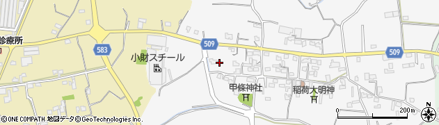 福岡県三井郡大刀洗町甲条932周辺の地図