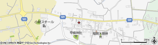 福岡県三井郡大刀洗町甲条960周辺の地図