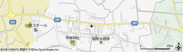 福岡県三井郡大刀洗町甲条1007周辺の地図