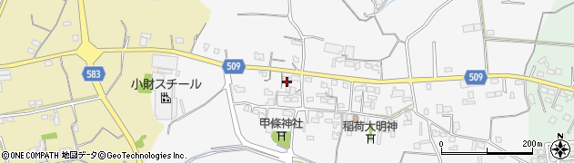 福岡県三井郡大刀洗町甲条953周辺の地図