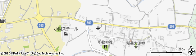 福岡県三井郡大刀洗町甲条934周辺の地図