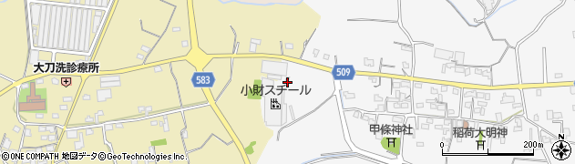 福岡県三井郡大刀洗町甲条924周辺の地図
