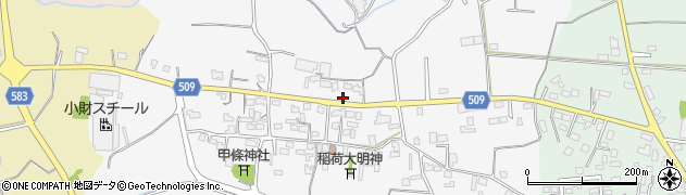 福岡県三井郡大刀洗町甲条2025周辺の地図