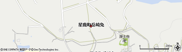 長崎県松浦市星鹿町岳崎免周辺の地図