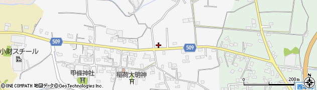 福岡県三井郡大刀洗町甲条1106周辺の地図