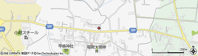 福岡県三井郡大刀洗町甲条2026周辺の地図
