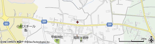 福岡県三井郡大刀洗町甲条2024周辺の地図