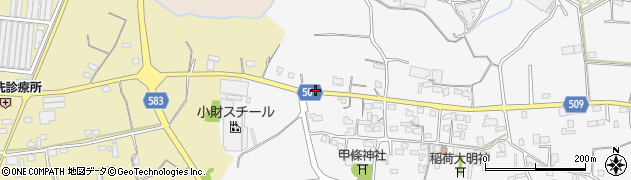 福岡県三井郡大刀洗町甲条1913周辺の地図