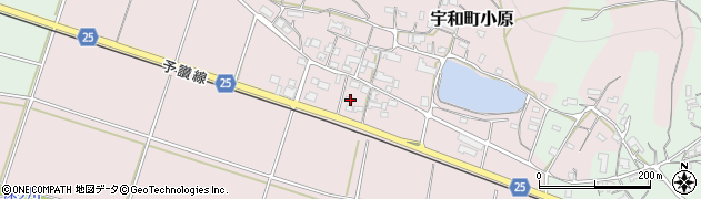 愛媛県西予市宇和町小原320周辺の地図