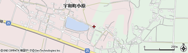 愛媛県西予市宇和町小原492周辺の地図