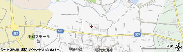 福岡県三井郡大刀洗町甲条2007周辺の地図