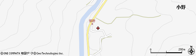 大分県日田市小野2279周辺の地図