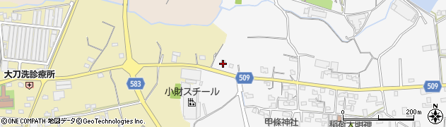 福岡県三井郡大刀洗町甲条1911周辺の地図