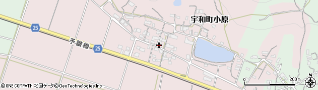 愛媛県西予市宇和町小原373周辺の地図