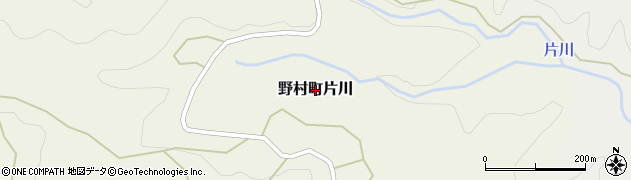 愛媛県西予市野村町片川周辺の地図