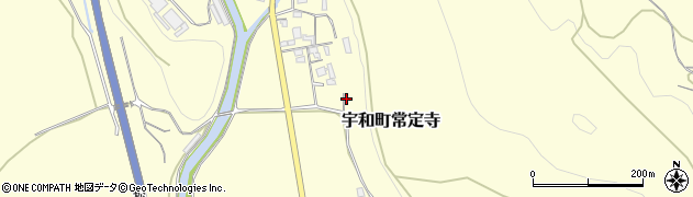 愛媛県西予市宇和町常定寺348周辺の地図