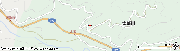 高知県高岡郡梼原町太郎川3596周辺の地図