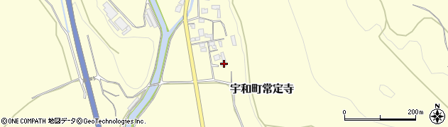 愛媛県西予市宇和町常定寺371周辺の地図