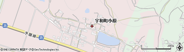 愛媛県西予市宇和町小原433周辺の地図