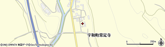 愛媛県西予市宇和町常定寺370周辺の地図