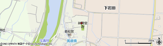 福岡県小郡市稲吉周辺の地図