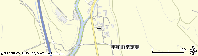 愛媛県西予市宇和町常定寺373周辺の地図