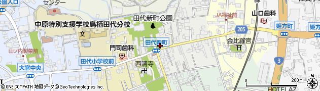 佐賀県鳥栖市田代新町181周辺の地図